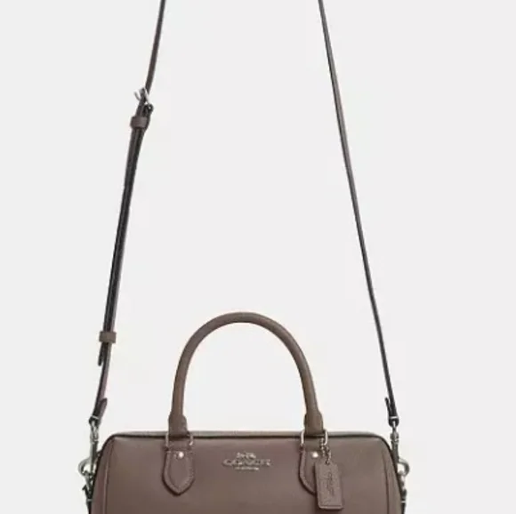 Coach Rowan Pebble Leather Crossbody Satchel - Picture 6 of 16